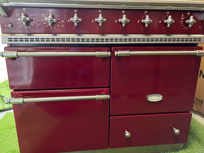 Lovely Lacanche Macon range cooker Oven Stove burgundy Chrome appliance 100cm