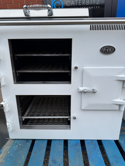 Everhot 150 + plus Electric Range Cooker Heat storage Oven White