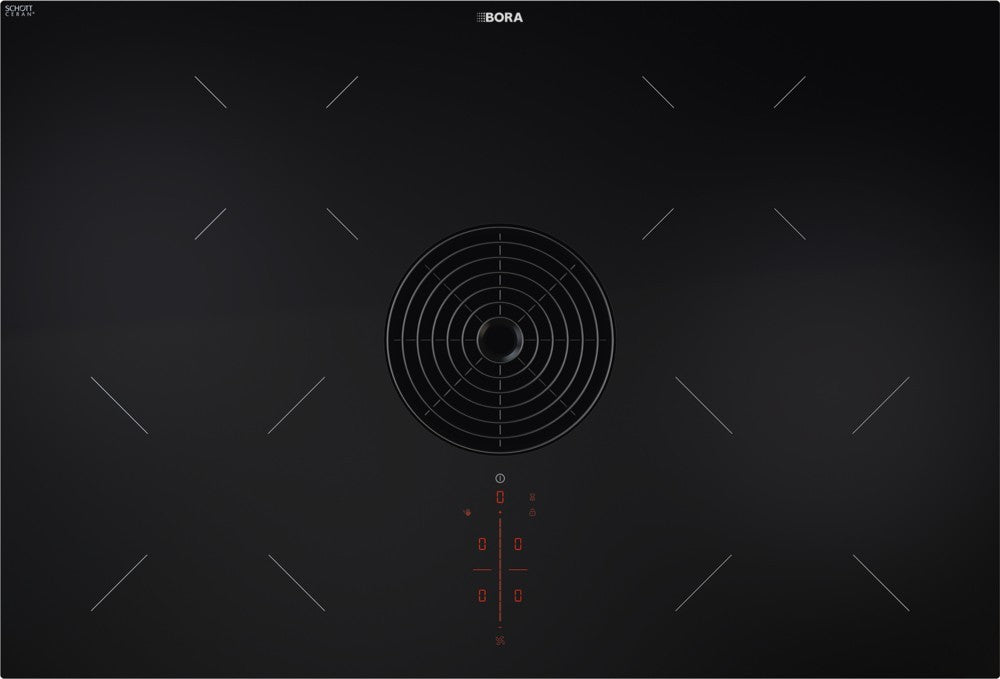Ex Display BORA Pure PURU 80cm Wide Black Venting Induction Hob B34129