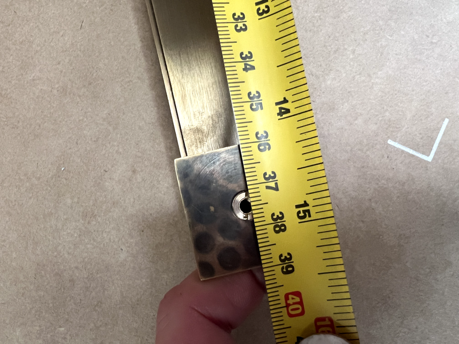 New Solid Brass Jefferson style Cabinet Handle Pull 39cm kitchen Bathroom
