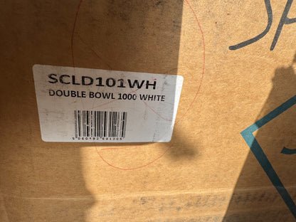 NEW Shaws Of Darwen SCLD101WH Double 1000 Belfast Kitchen Sink white BR4350