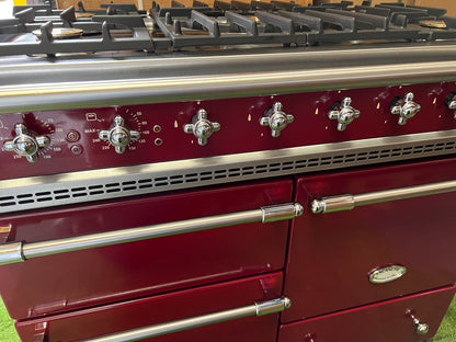 Lovely Lacanche Macon range cooker Oven Stove burgundy Chrome appliance 100cm