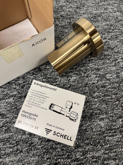 NEW Hansgrohe Axor 51307140 Eckventil angle valve slipcase Bronze BR858