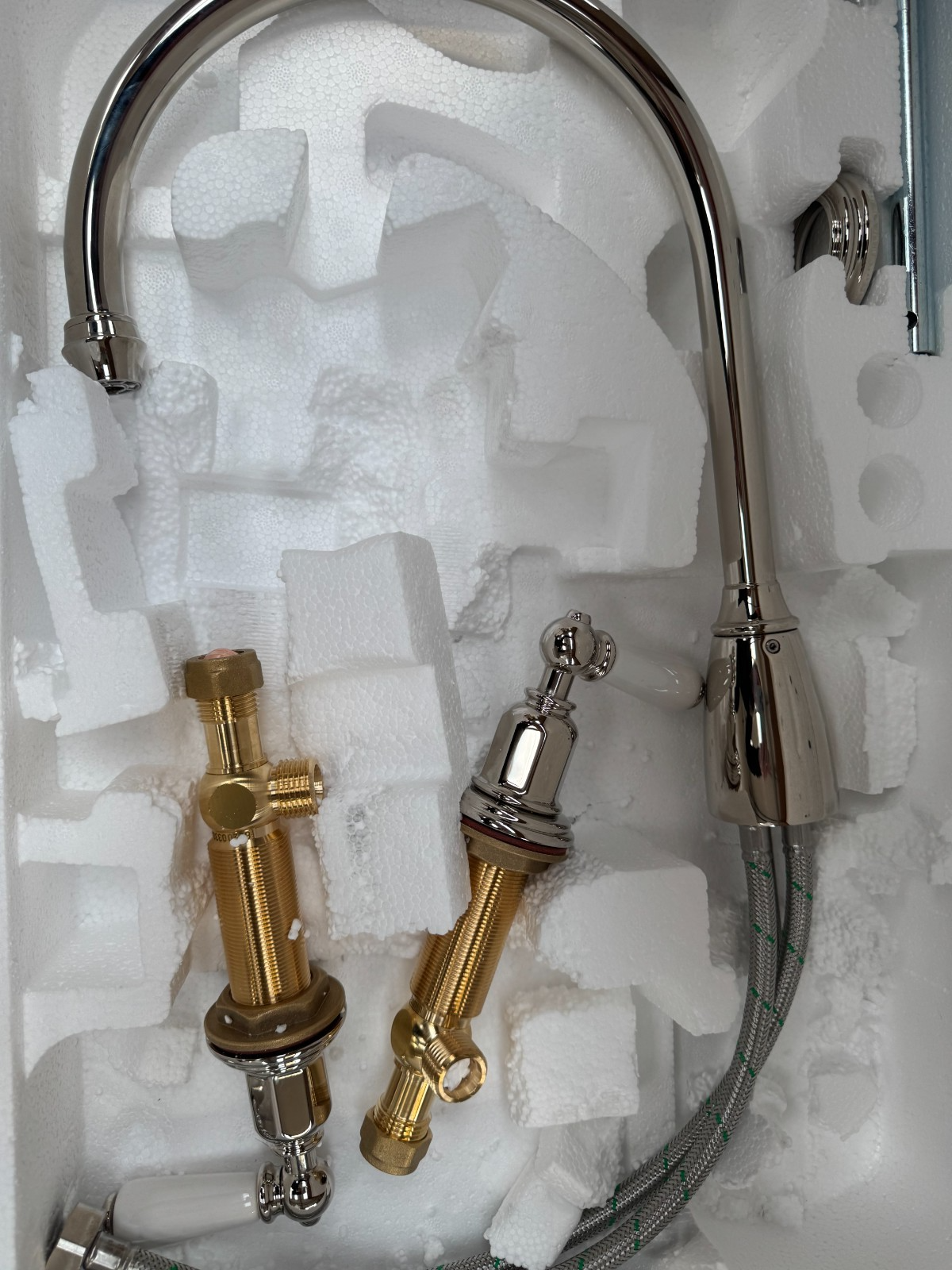 NEW Perrin & Rowe 4371NIWPC Athenian Phoenician Kitchen Mixer Tap NICKEL AX4310