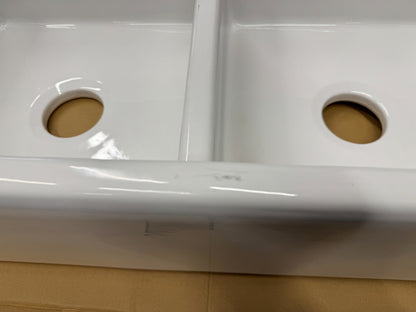 New Whitebirk Ceramic White Kitchen Sink Ribbleton Double basin BR4164
