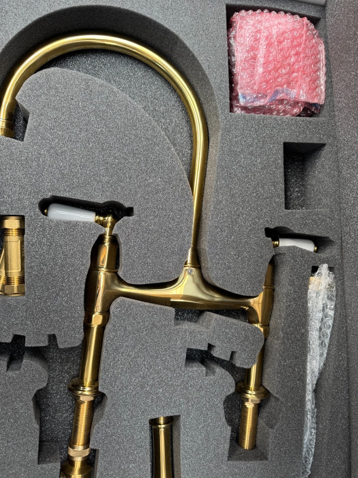 Perrin & Rowe 4173 BRWPC  Ionian Phoenician Bridge Sink Mixer With Rinse AX4296