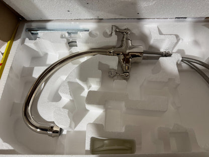 NEW Perrin & Rowe 4320NI Estruscan Kitchen mixer Lever Tap NICKEL BR4186