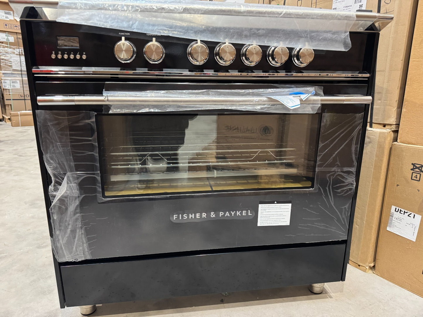 Fisher & Paykel OR90SCG4B1 Classic 90cm Dual fuel Range Cooker Oven BR4211