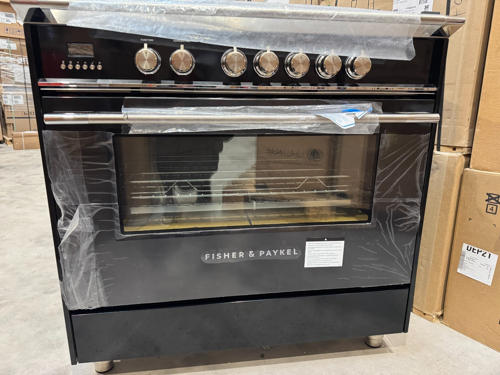 Fisher & Paykel OR90SCG4B1 Classic 90cm Dual fuel Range Cooker Oven BR4211