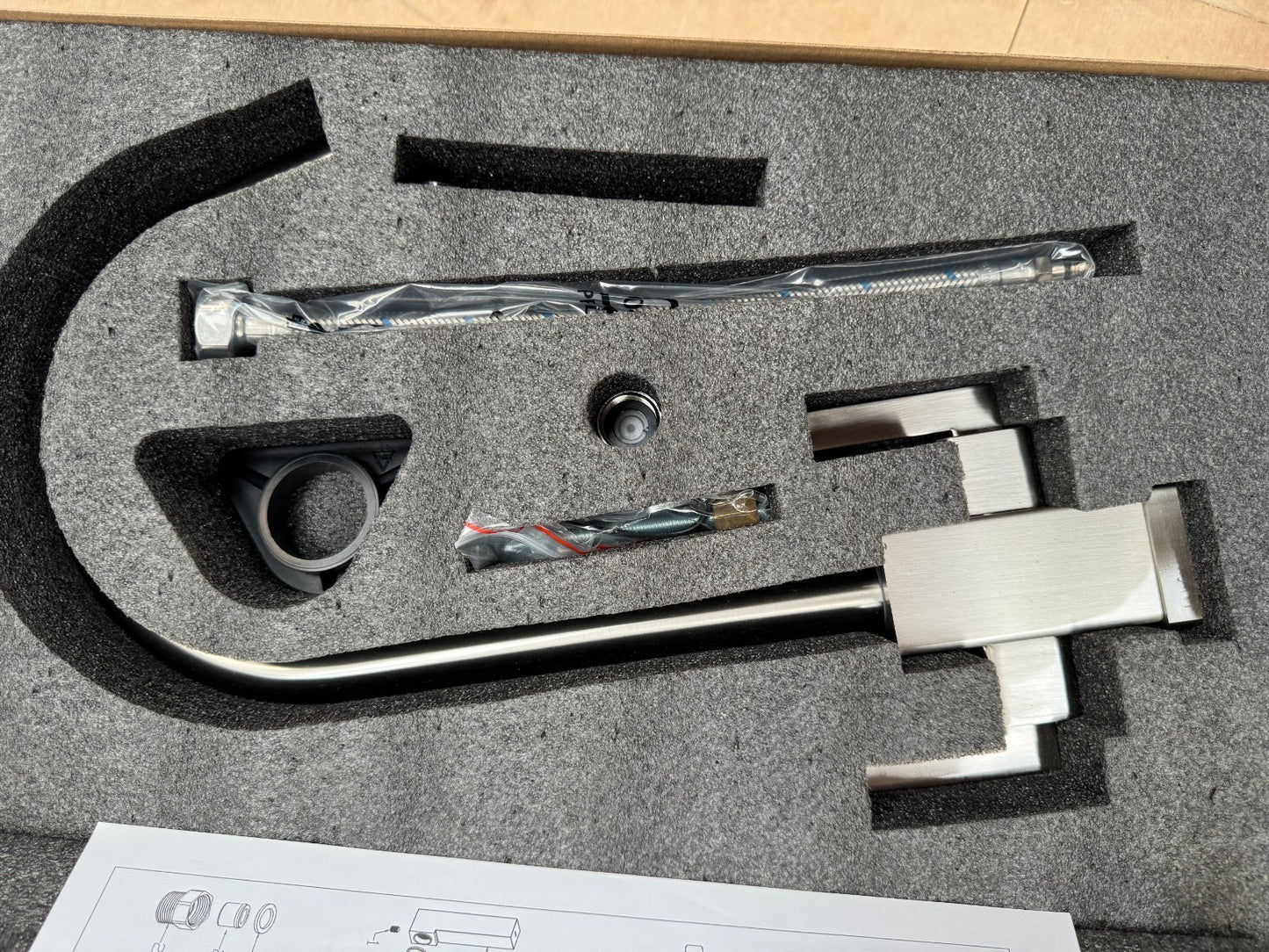 NEW Steel Twin Lever round Mixer Carysil Victoria plumbing tap factory AX4569