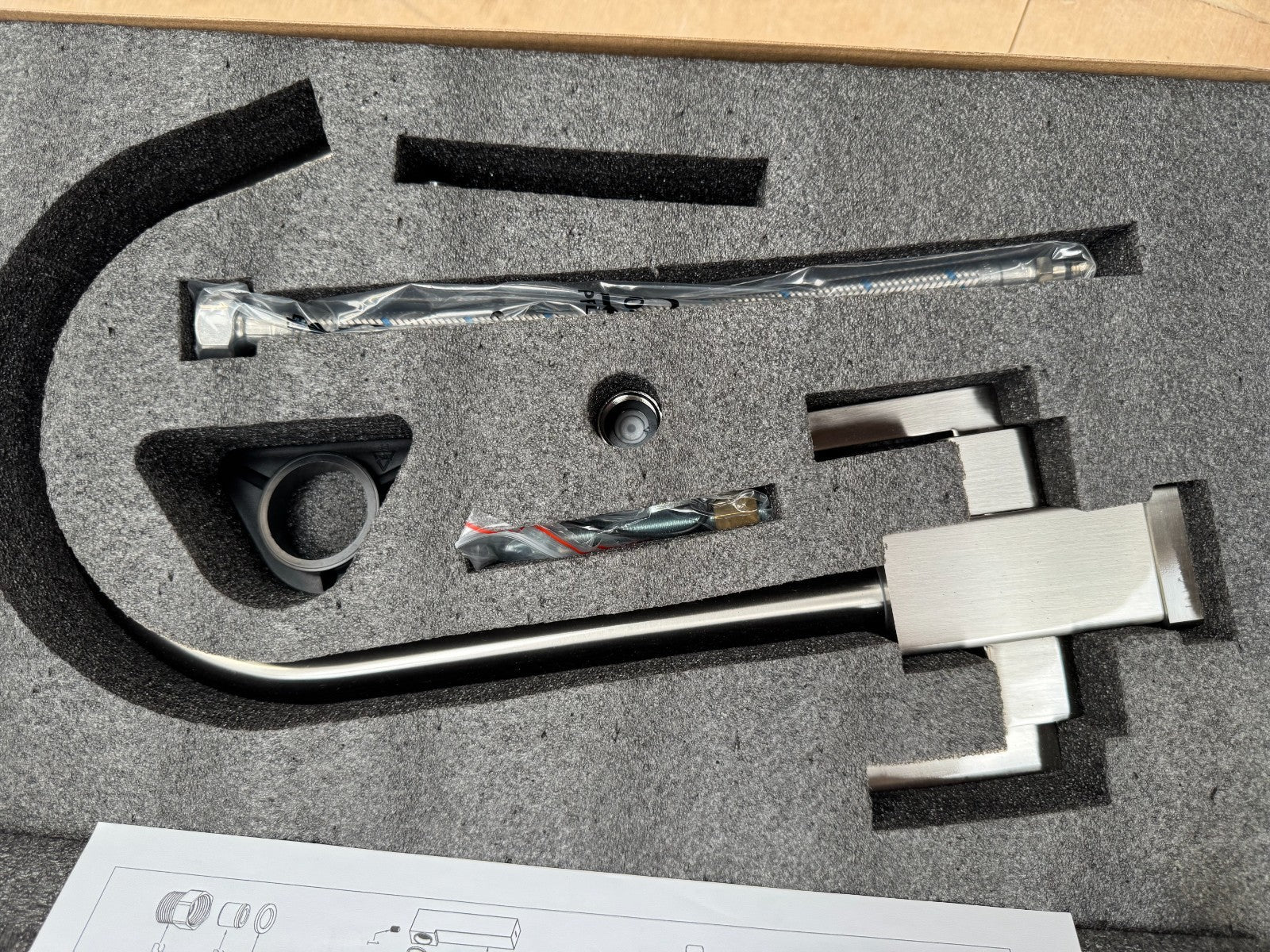 NEW Steel Twin Lever round Mixer Carysil Victoria plumbing tap factory AX4569