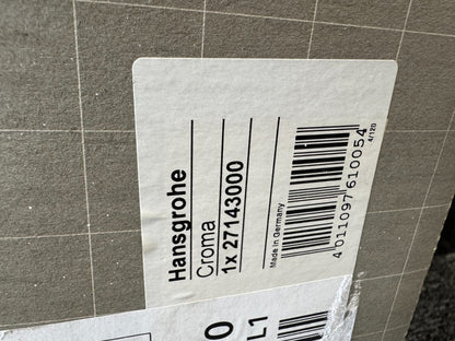 NEW Hansgrohe HG Showerpipe Croma bath Shower head set Chrome 27143000 BR744
