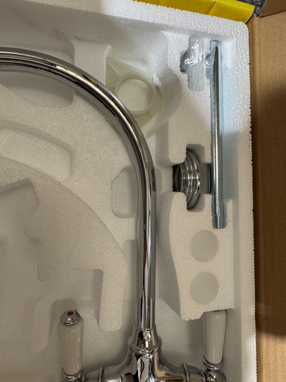 NEW Perrin & Rowe 4360CPWPC Phoenician Kitchen Mixer Tap & Rinse CHROME BR4194