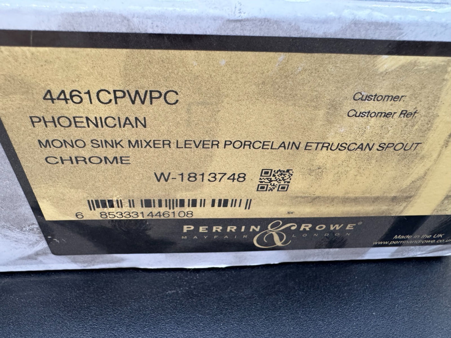 NEW Perrin & Rowe 4461 CPWPC Phoenician Mixer Kitchen Lever Tap CHROME AX4435