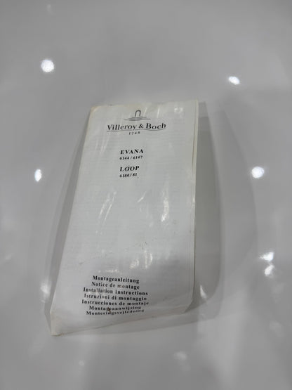 NEW Villeroy & Boch 618043 R2 Loop & Friends basin round white BR2032