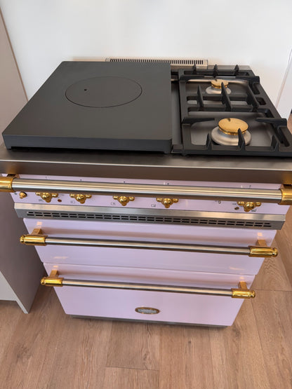 Ex Display Lacanche Range Cooker Oven 70cm Rully Pink & Brass UNUSED