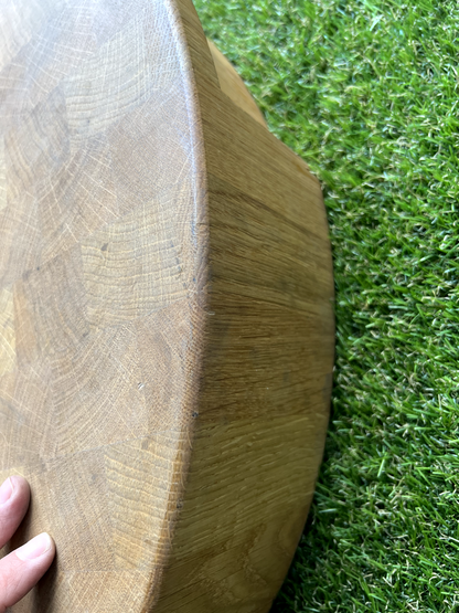 Ex Display Round Butchers Chopping board table work surface Island