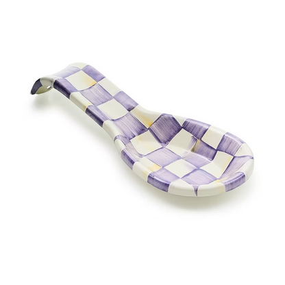 NEW Authentic Mackenzie Childs VIOLET CHECK Items tableware IN STOCK kettle
