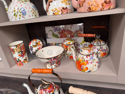 NEW Mackenzie-Childs FLOWER MARKET Items Enamel Finish IN STOCK Available Now