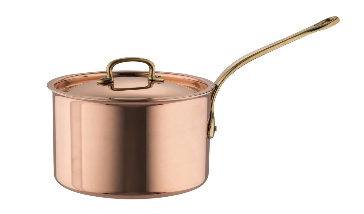 Ruffoni Gustibus Covered Casserole 16cm/1.5Qt Copper Pan Oven Safe Pot with Lid