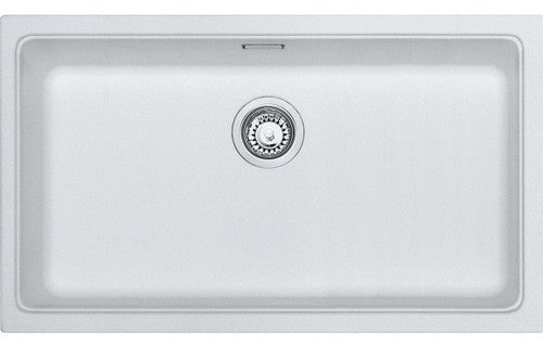 NEW Franke Kubus KBG 110 70 1B Undermount Kitchen Sink Polar White BR4394
