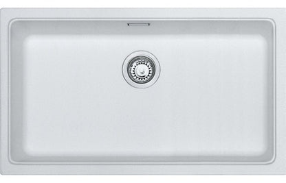 NEW Franke Kubus KBG 110 70 1B Undermount Kitchen Sink Polar White BR4394