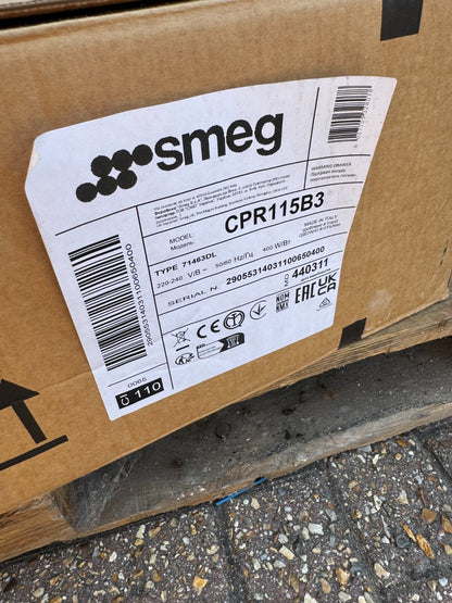 NEW Smeg 15 cm Linea Warming reheat Drawer Appliance Black CPR115B3 BR2309