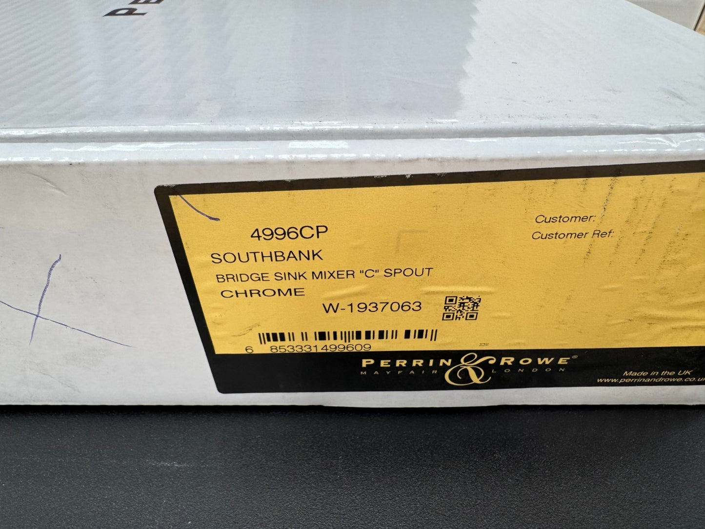 NEW Perrin & Rowe 4996CP Southbank Bridge Kitchen Tap CHROME AX4303