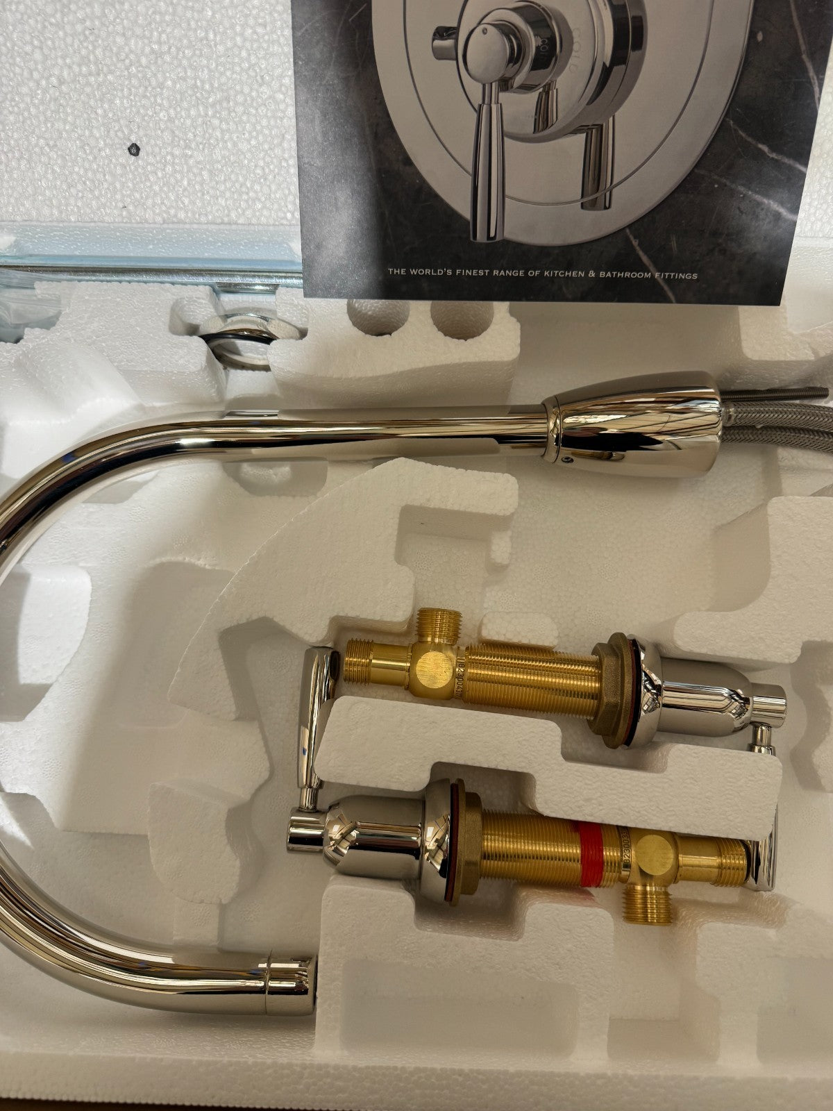 NEW Perrin & Rowe 4886NI Callisto Kitchen Mixer Tap Nickel 3 hole BR4178