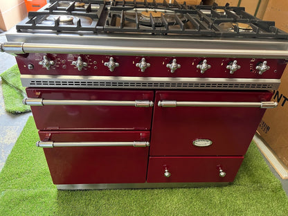 Lovely Lacanche Macon range cooker Oven Stove burgundy Chrome appliance 100cm