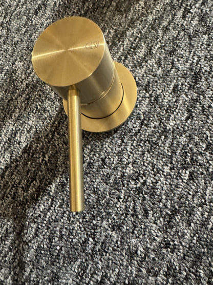 NEW Gessi 316 Brushed Brass Bathroom Round Counter top washbasin Sink  tap BR954