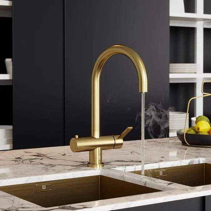 NEW Tap Factory Carysil Milla Boiling Hot water Tap 3 n 1 twist AX4490  COPPER
