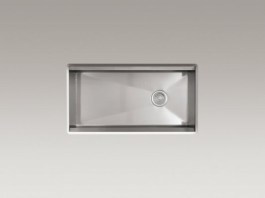 Ex Display Kohler K 3673 8 Degree Large Under mount Kitchen Sink basin BR2202