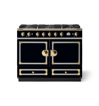 NEW La Cornue Cornufé 110 Dual Fuel Range Cooker Oven Black Brass In Stock