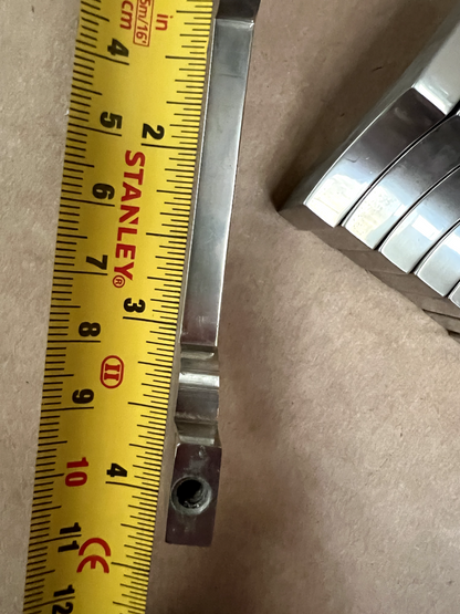 New Mark Wilkinson Art Deco Kitchen Cupboard Door handle Pull Chrome Hardware