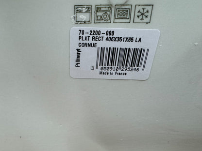 New La Cornue Rectangle Stoneware Oven Dish Baking Pan BR2295