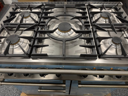 Ex Display Falcon Deluxe Dual Fual Range Cooker Oven F1000DXDFCA/NM blue BR2215