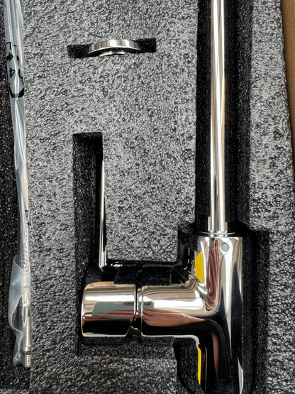 NEW Chrome Single Lever round Mixer Carysil Victoria plumbing tap factory AX4570
