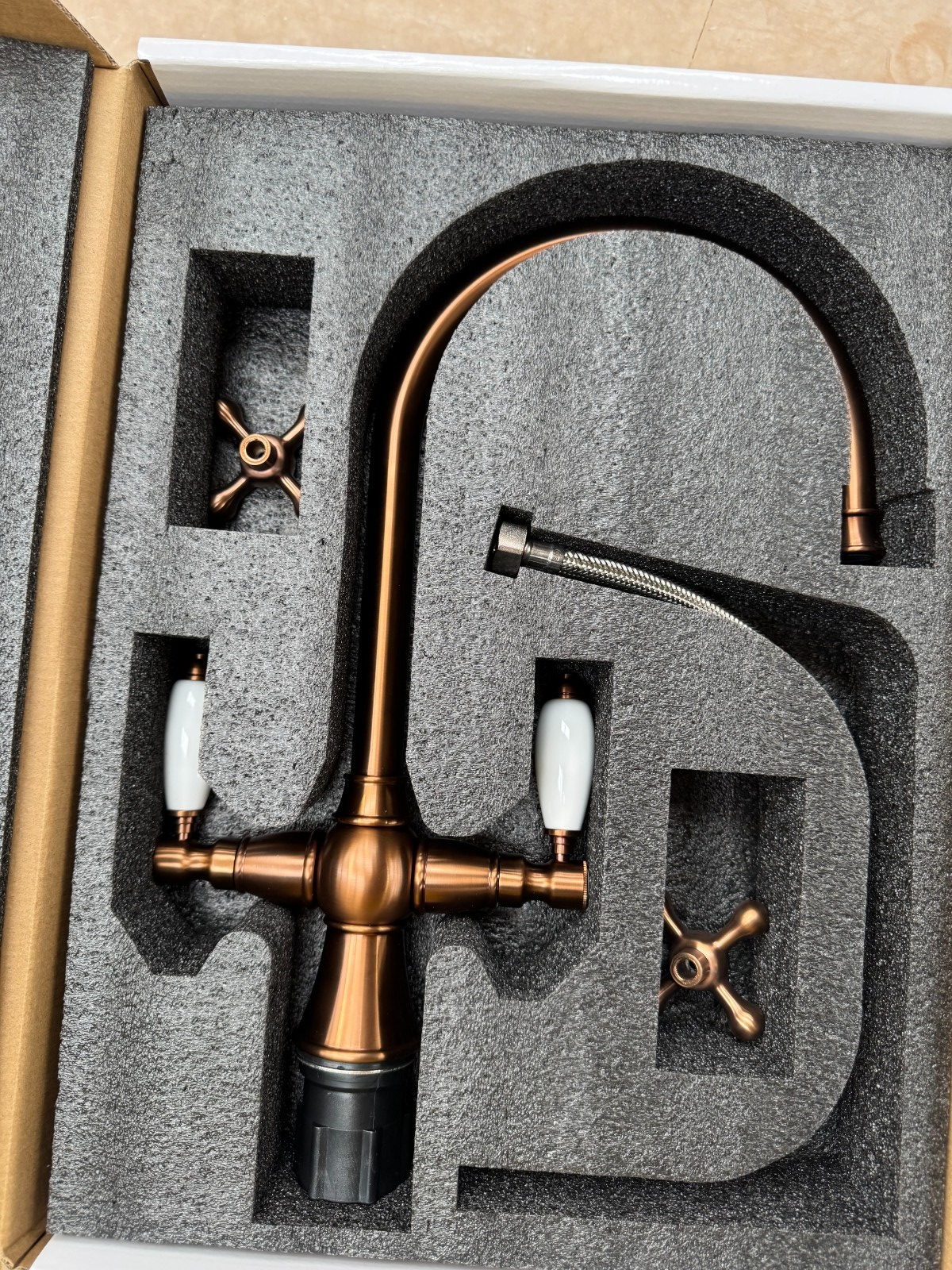 NEW Traditional Copper Kitchen Mixer tap Victoria plumbing tap factory AX4588