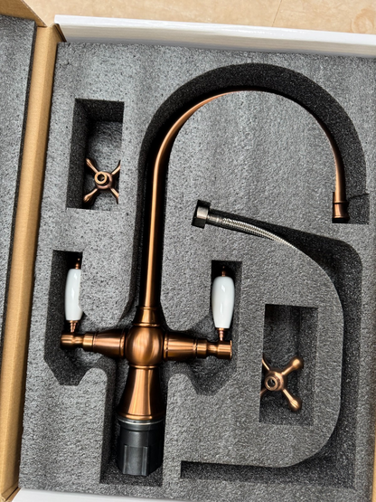 NEW Traditional Copper Kitchen Mixer tap Victoria plumbing tap factory AX4588