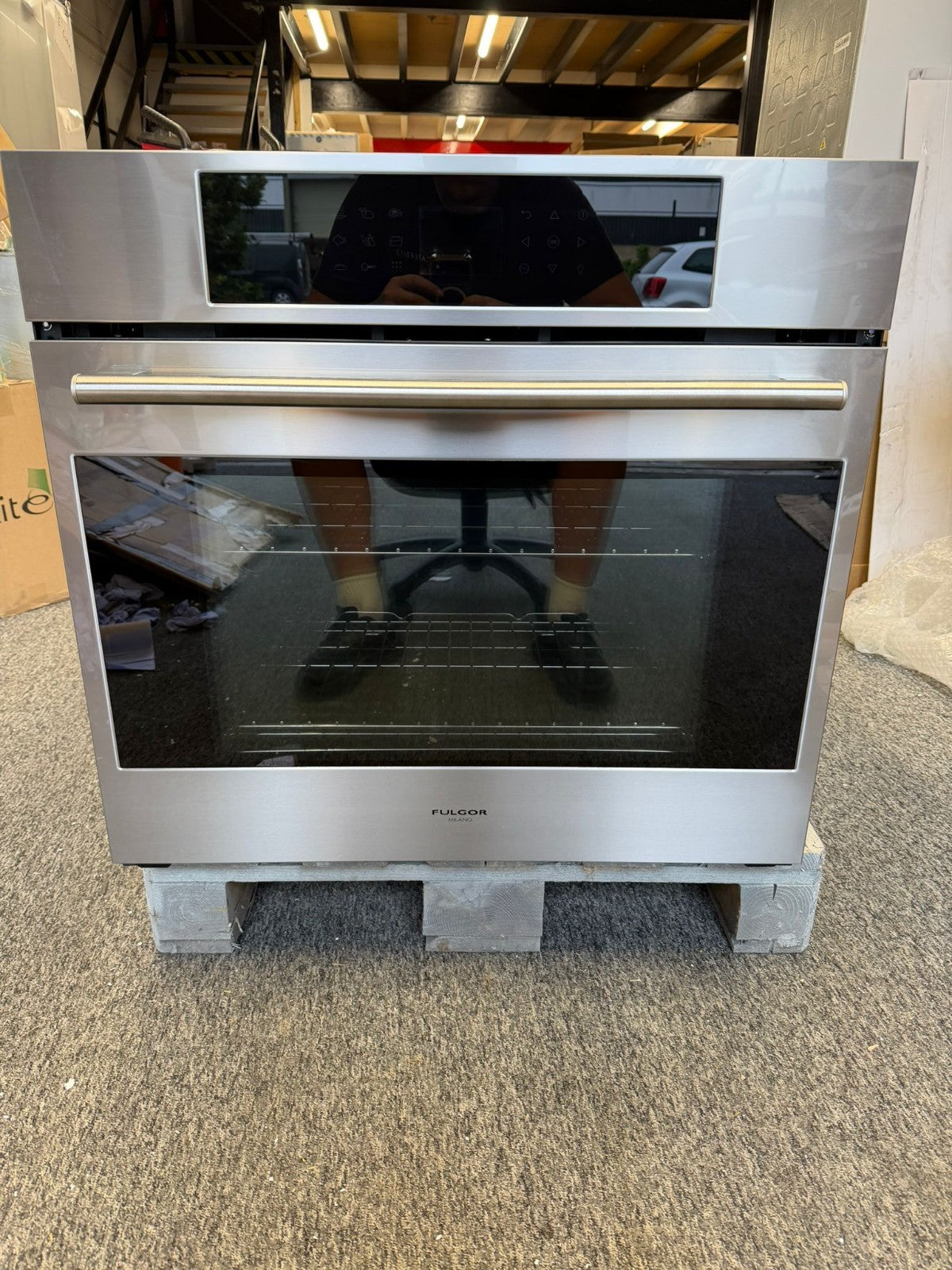 Fulgor Plano FCPO315PTEM2FX 76cm Built In Wall Oven Cooker wolf gaggenau BR4657
