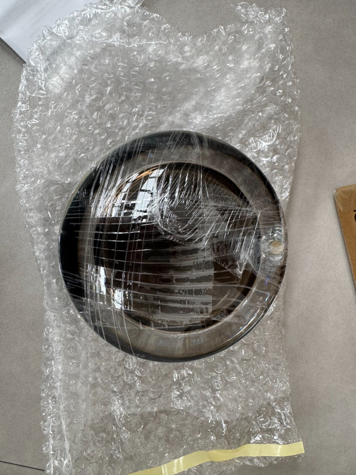 NEW Bomma Lighting Light Lens Pendant Smoke & brushed Brass Boris Klimek AX002