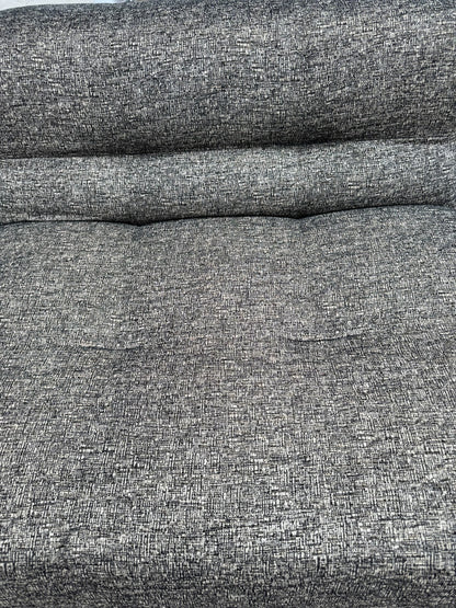 Ex Display B&B Italia Tufty Too Left hand Corner Sofa Chair black/ grey 2 piece