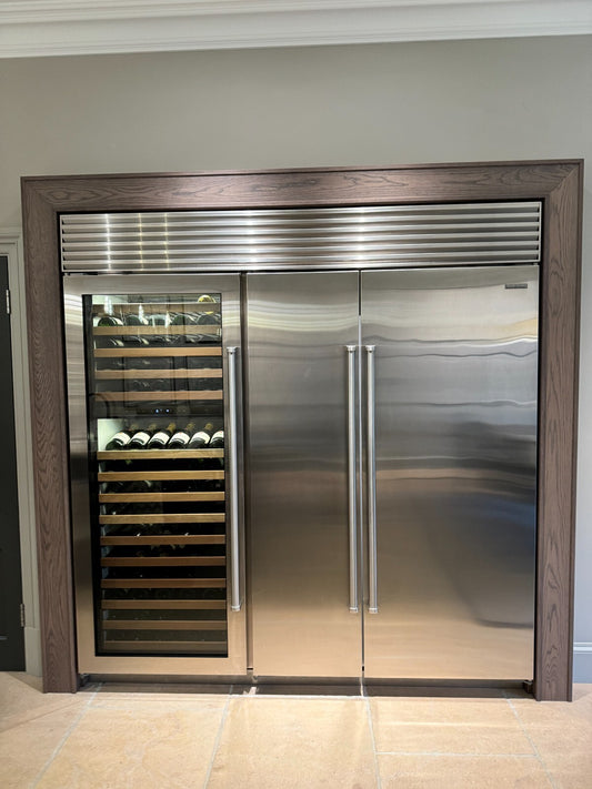 Ex Display Sub Zero Fridge Freezer & Wine Cooler Refrigerator Appliance wolf sub