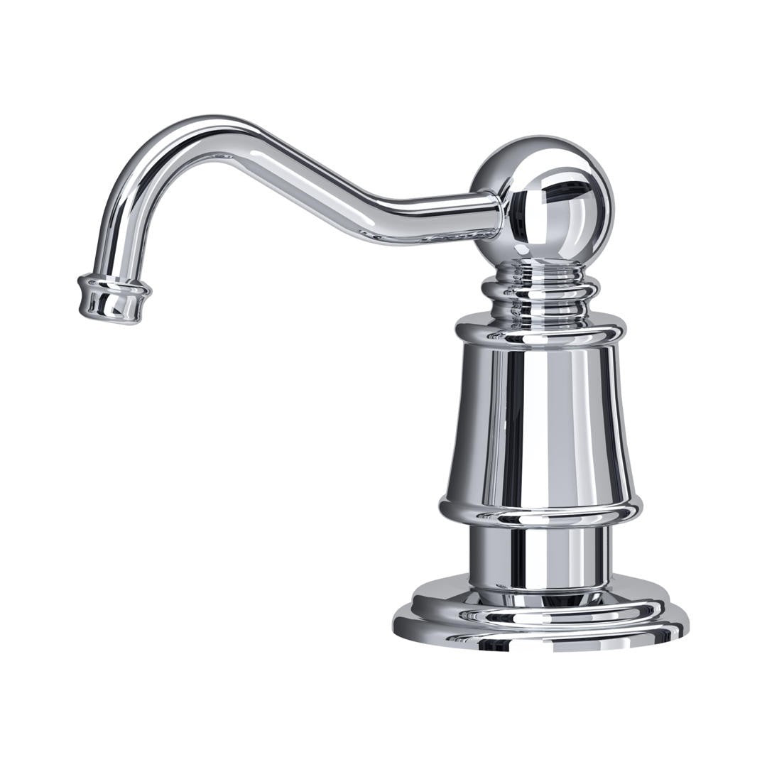 NEW Perrin & Rowe 6695CP Provence Deck Mounted Soap Dispenser Chrome AXtbc
