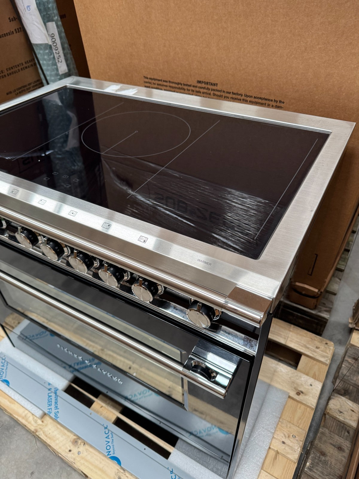 NEW Fisher & Paykel OR90SCI6B1 Induction Range Cooker oven Black GRADED BR4636