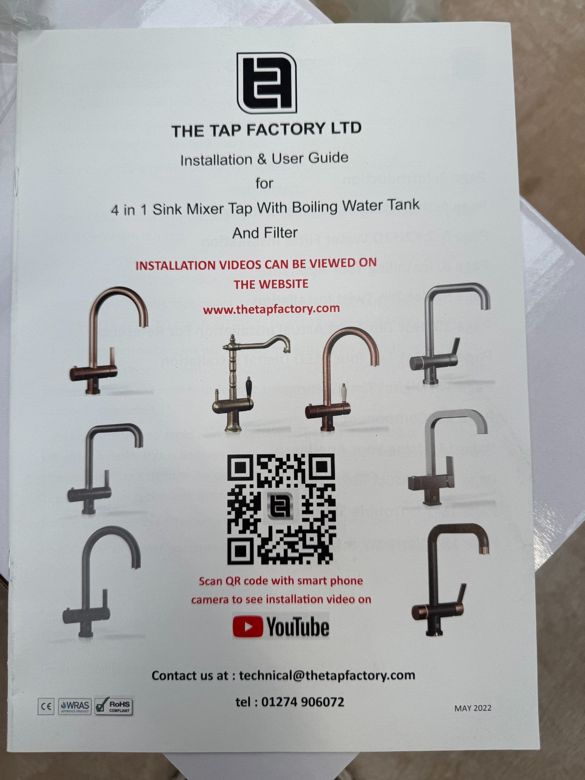 NEW Tap Factory Carysil Quilt Boiling Hot water Tap 4 n 1 twist AX4480 Copper