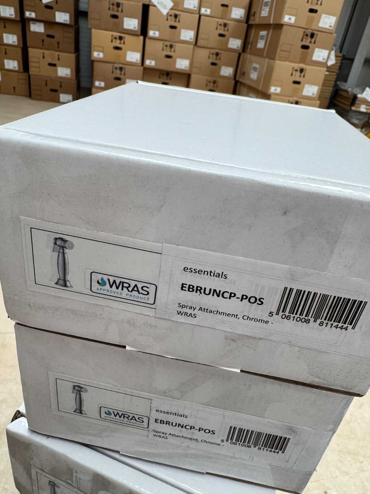 NEW Essential Kitchen Separate Rinse Spray Tap Hose CHROME AX4494