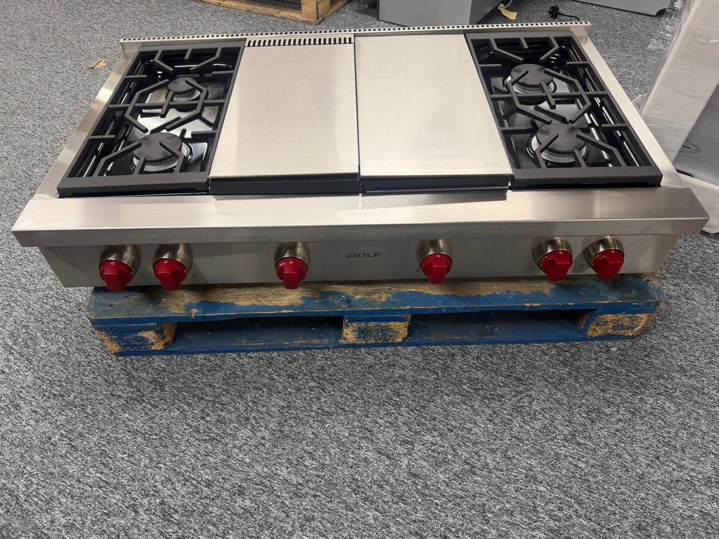 Wolf ICBSRT484CG 48 inch Range top Cooktop Hob Chargrill BR4143