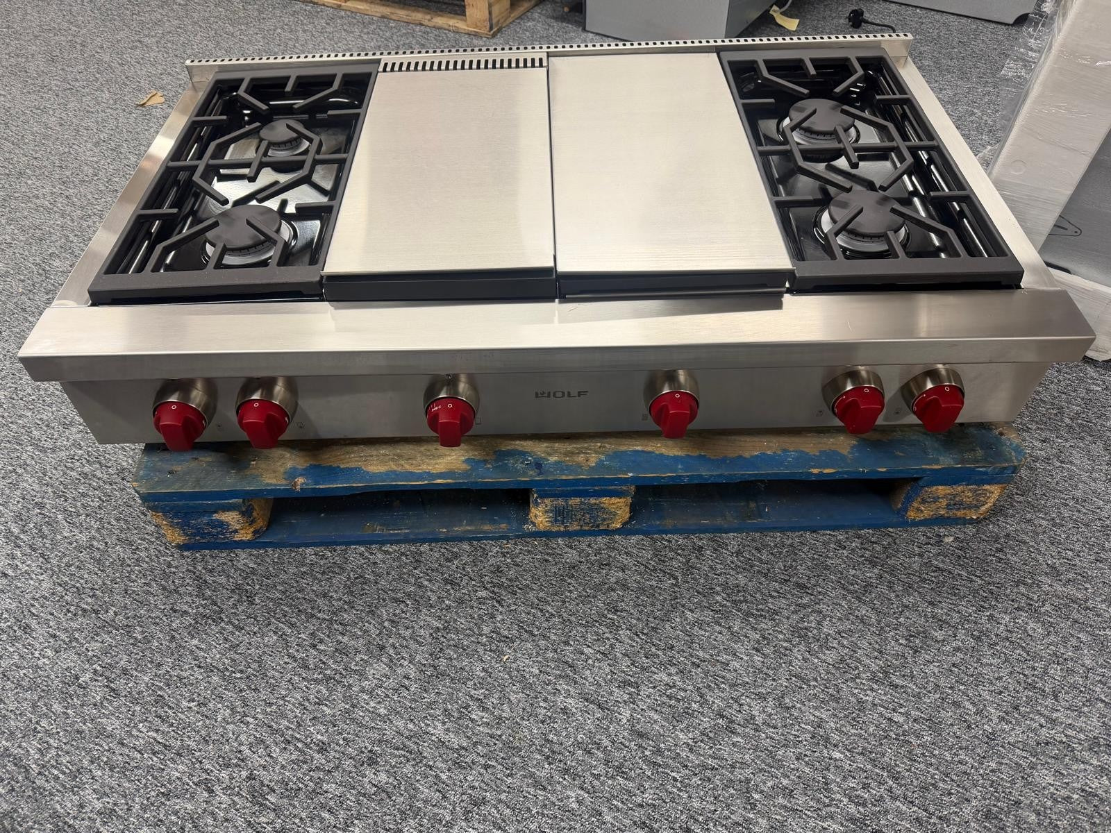 Wolf ICBSRT484CG 48 inch Range top Cooktop Hob Chargrill BR4143